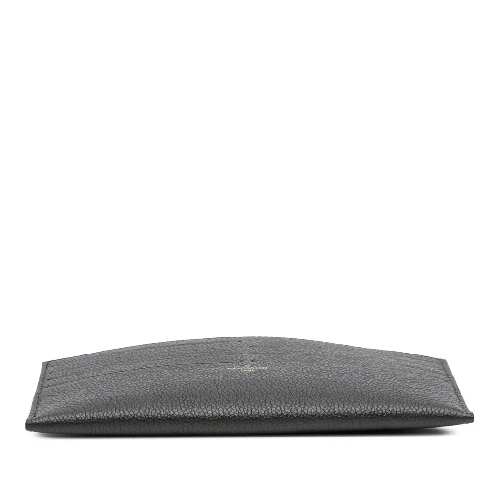 Louis Vuitton Calfskin Felicie Card Holder Insert Black Leather Good - Inside View