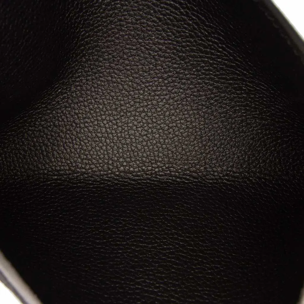 Louis Vuitton Calfskin Felicie Card Holder Insert Black Leather Good - Model View