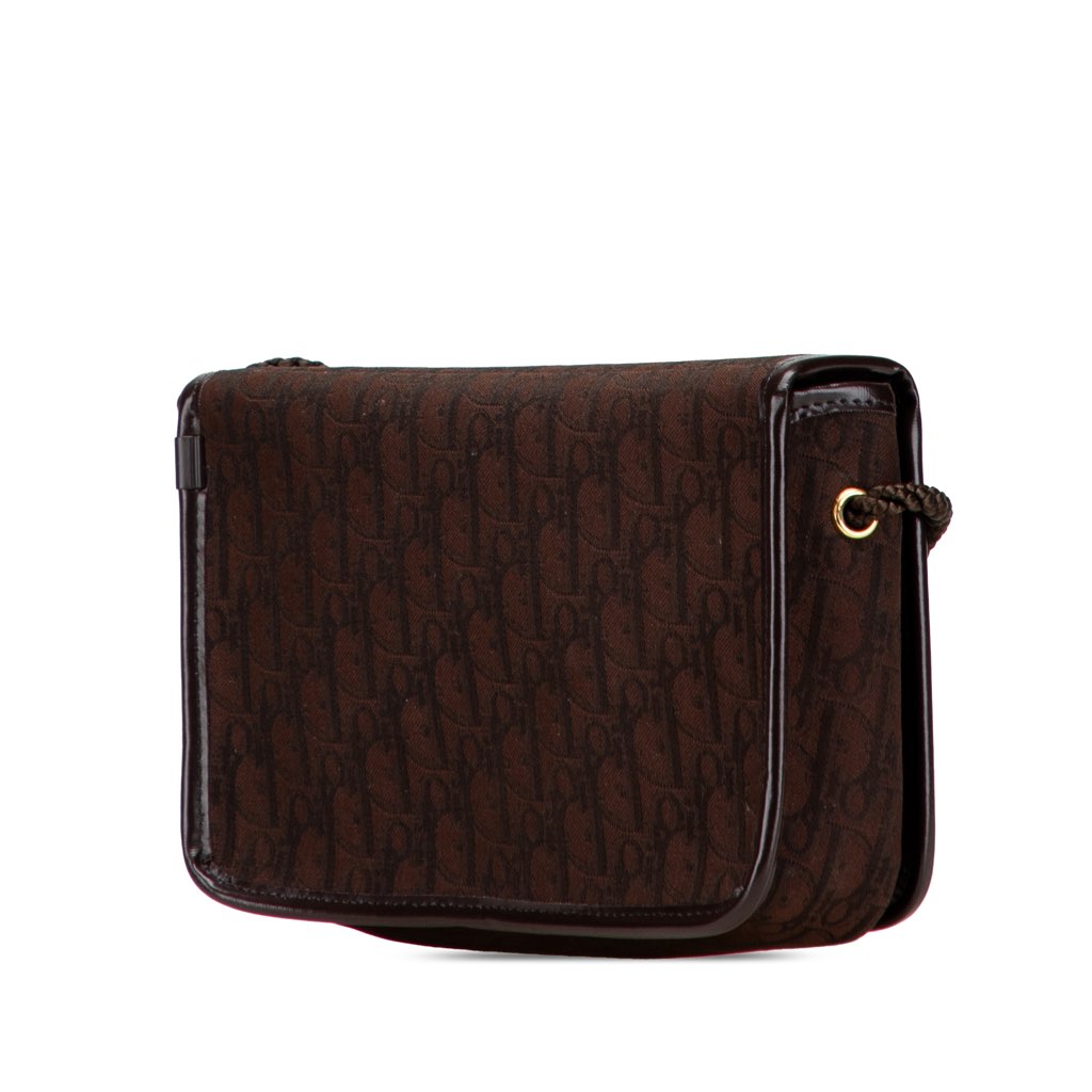 Dior Diorissimo Trotter Canvas Flap Crossbody - 2