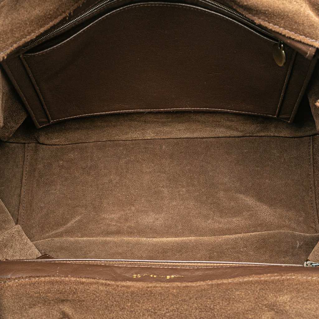 Chanel Suede Logo Strap Tote - 4