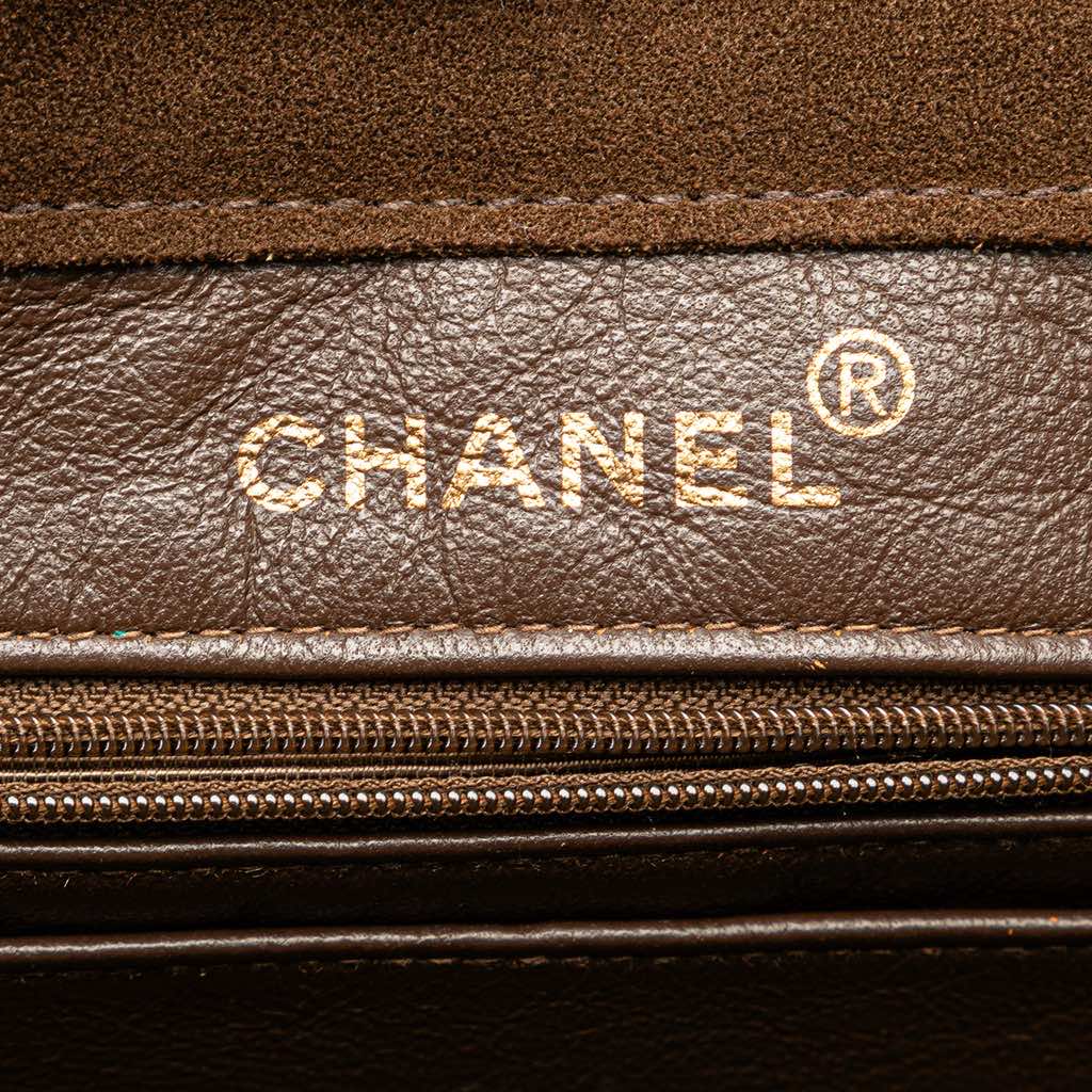 Chanel Suede Logo Strap Tote - 5