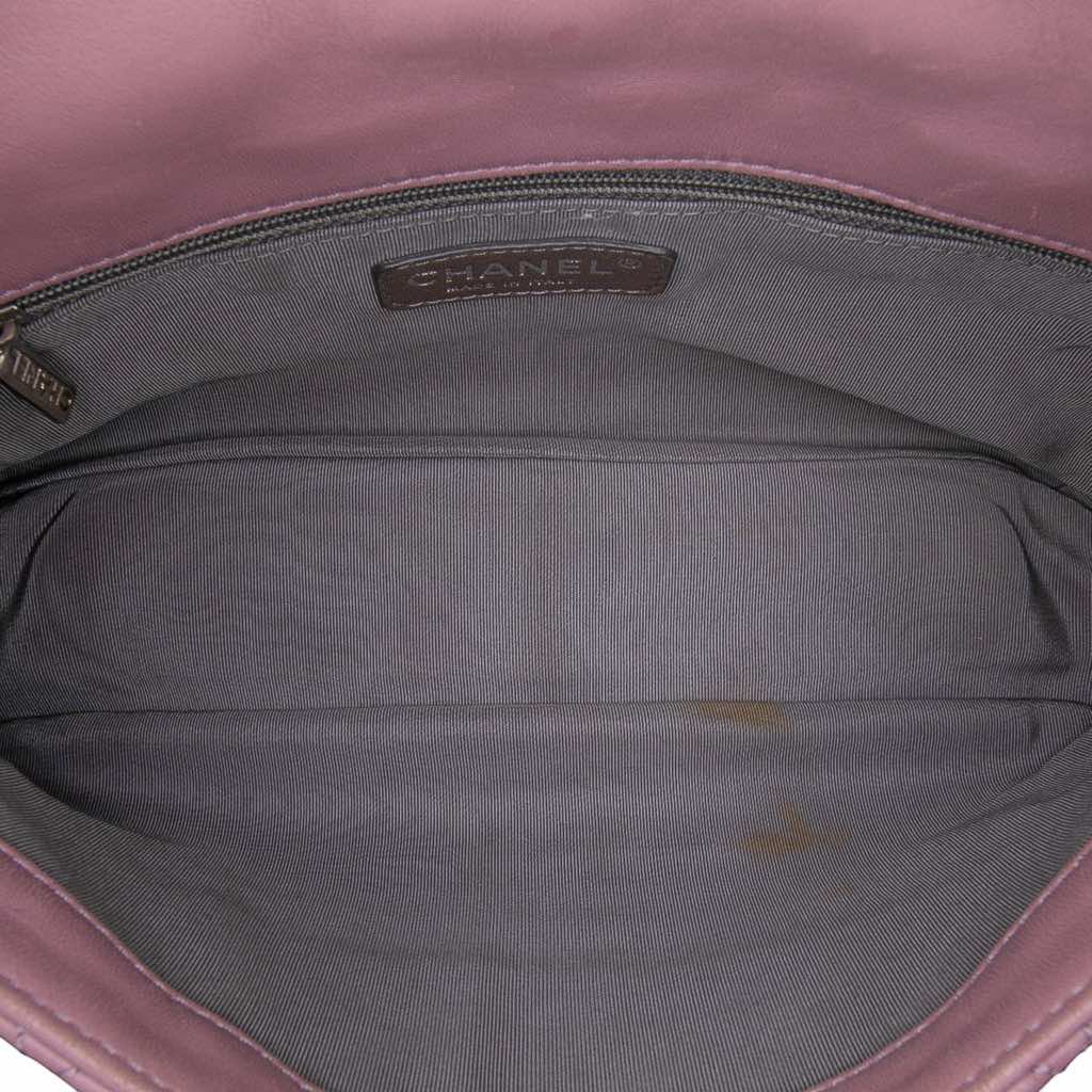 Chanel Medium Bicolor Lambskin and Calfskin CC Chain Flap - 4