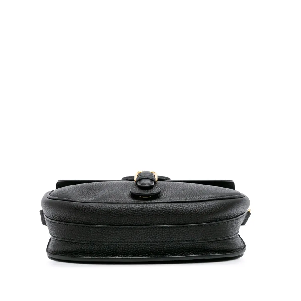 Dior Medium Grained Calfskin Bobby Crossbody Black Leather Good - Inside View
