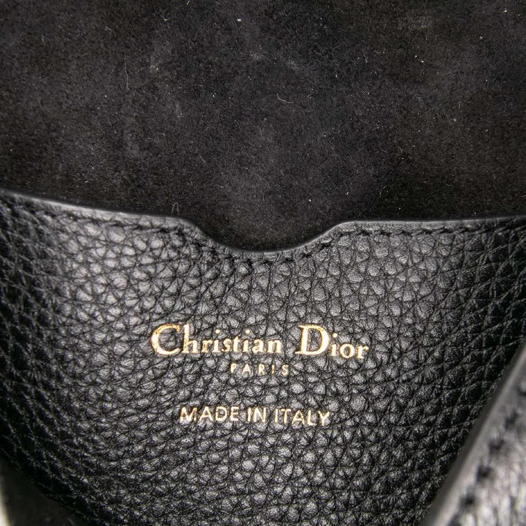 Dior Medium Grained Calfskin Bobby Crossbody Black Leather Good - Box View