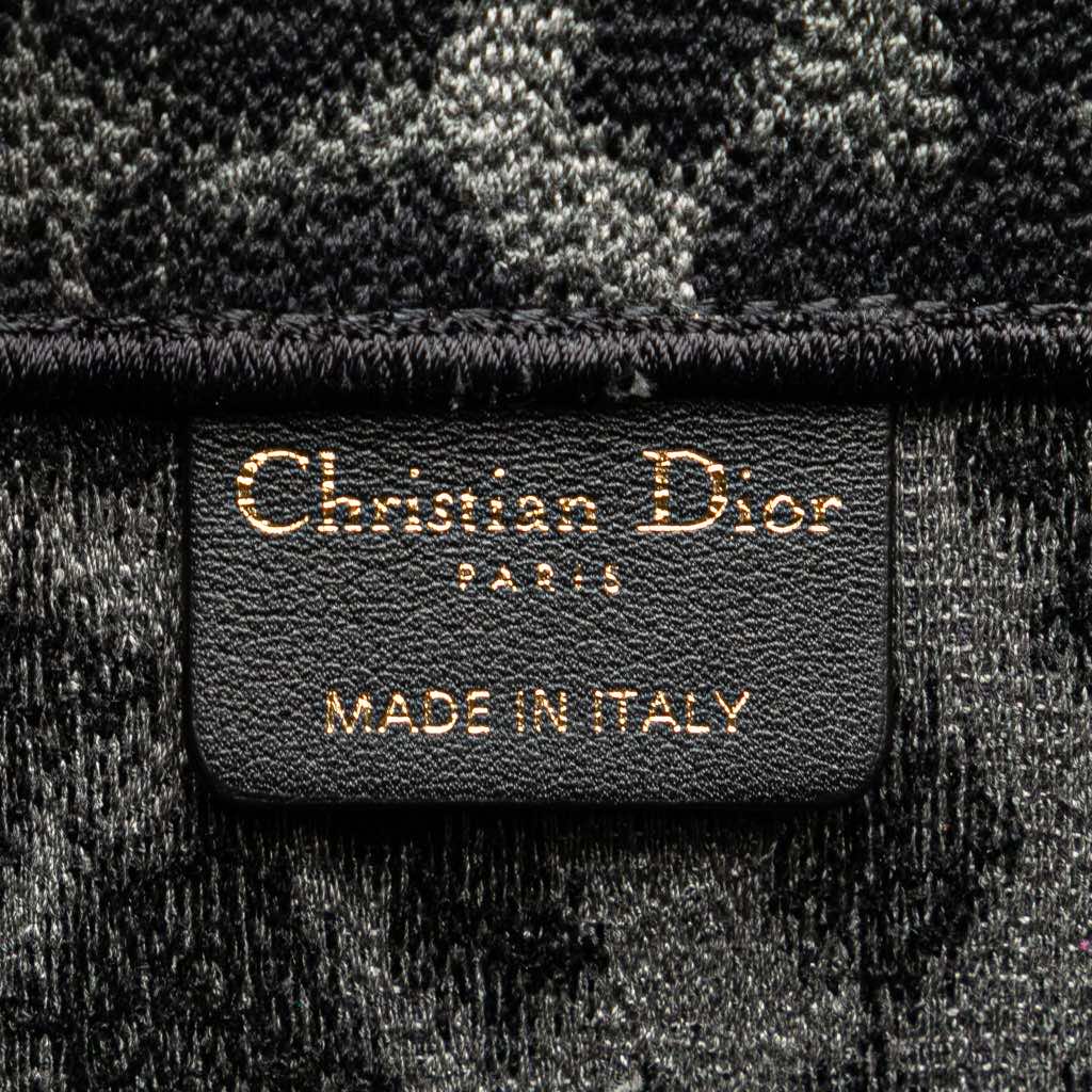 Dior Mizza Large Embroidered Canvas Leopard Book Tote - 5