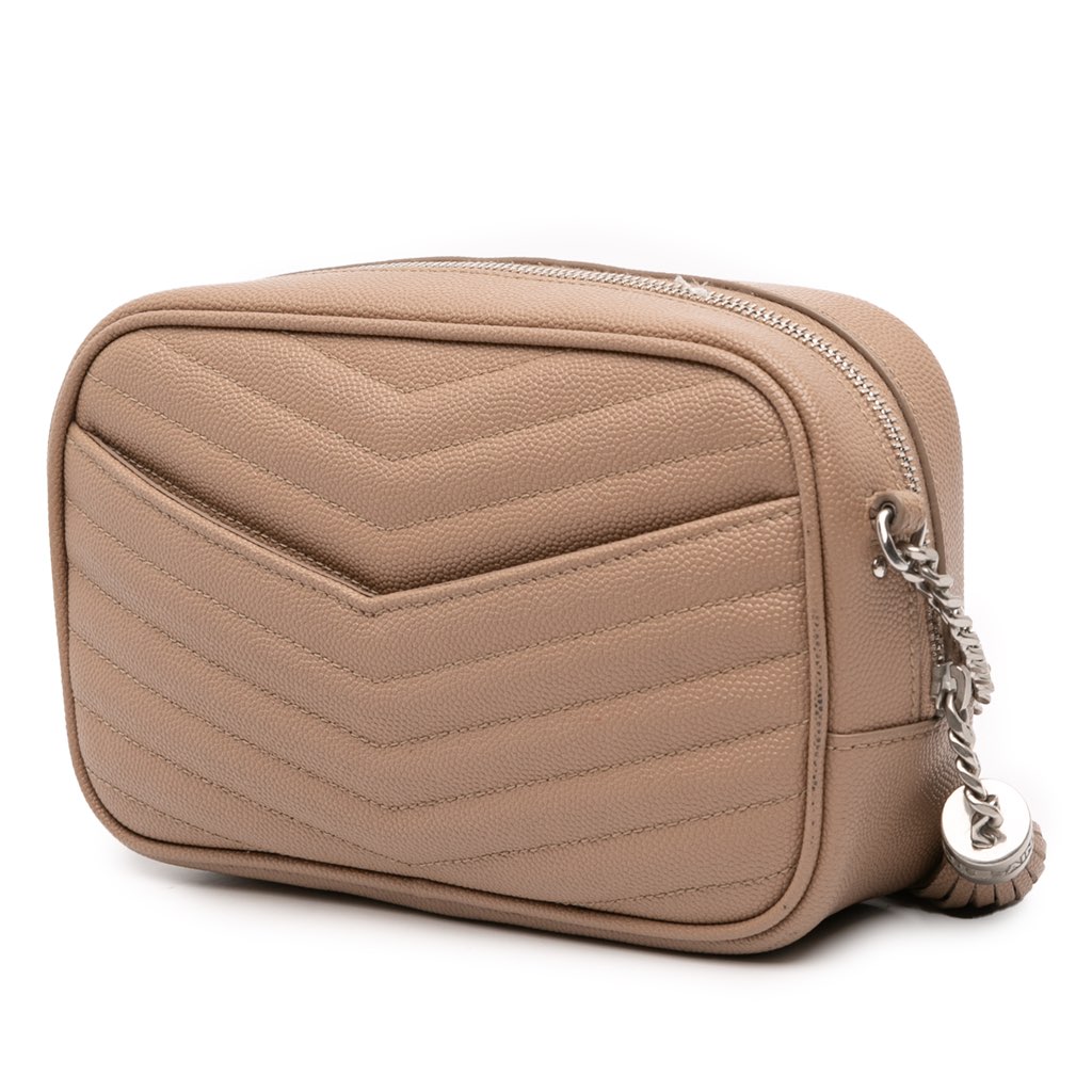 Saint Laurent Mini Grain de Poudre Monogram Lou Camera Bag - 2