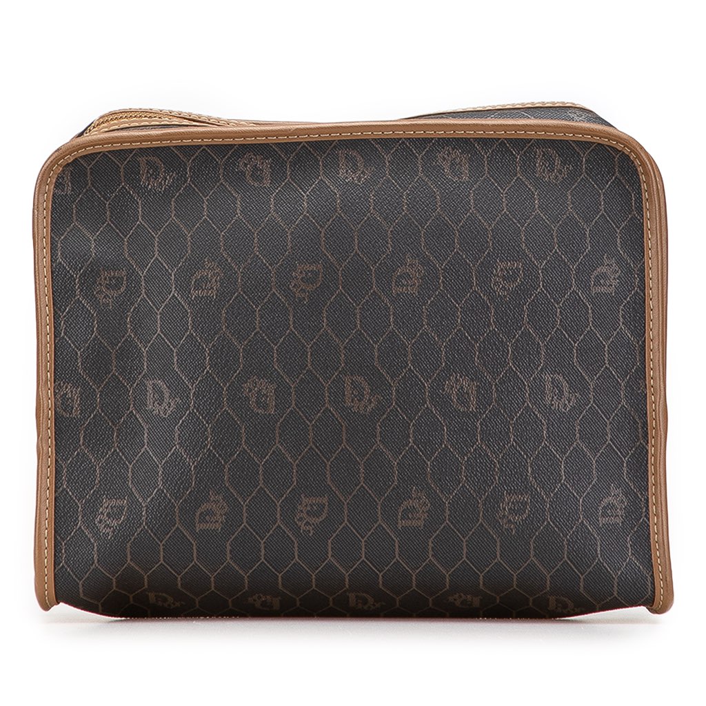 Dior Honeycomb Coated Canvas Clutch