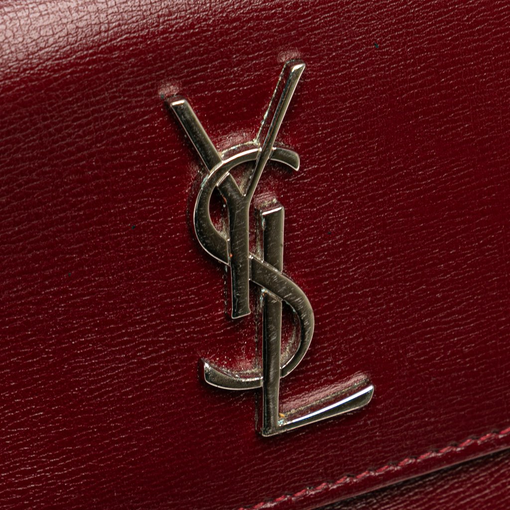 Saint Laurent Calfskin Monogram Sunset Chain Wallet - Detail 2