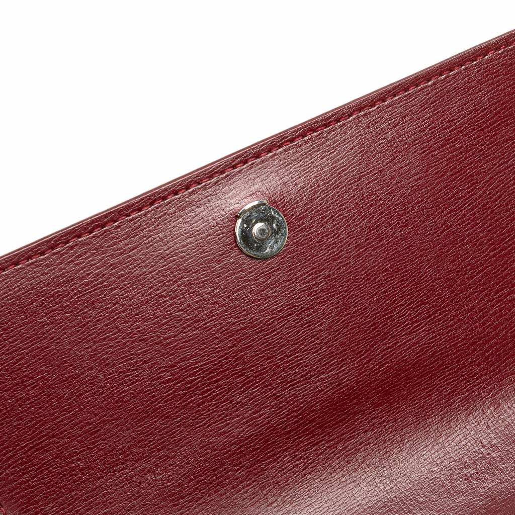 Saint Laurent Calfskin Monogram Sunset Chain Wallet - Image 10