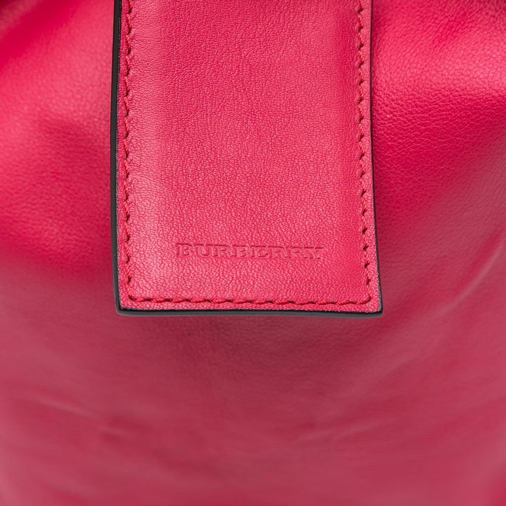 Burberry Small Haymarket Check Canvas and Leather Canterbury Tote - Image 10