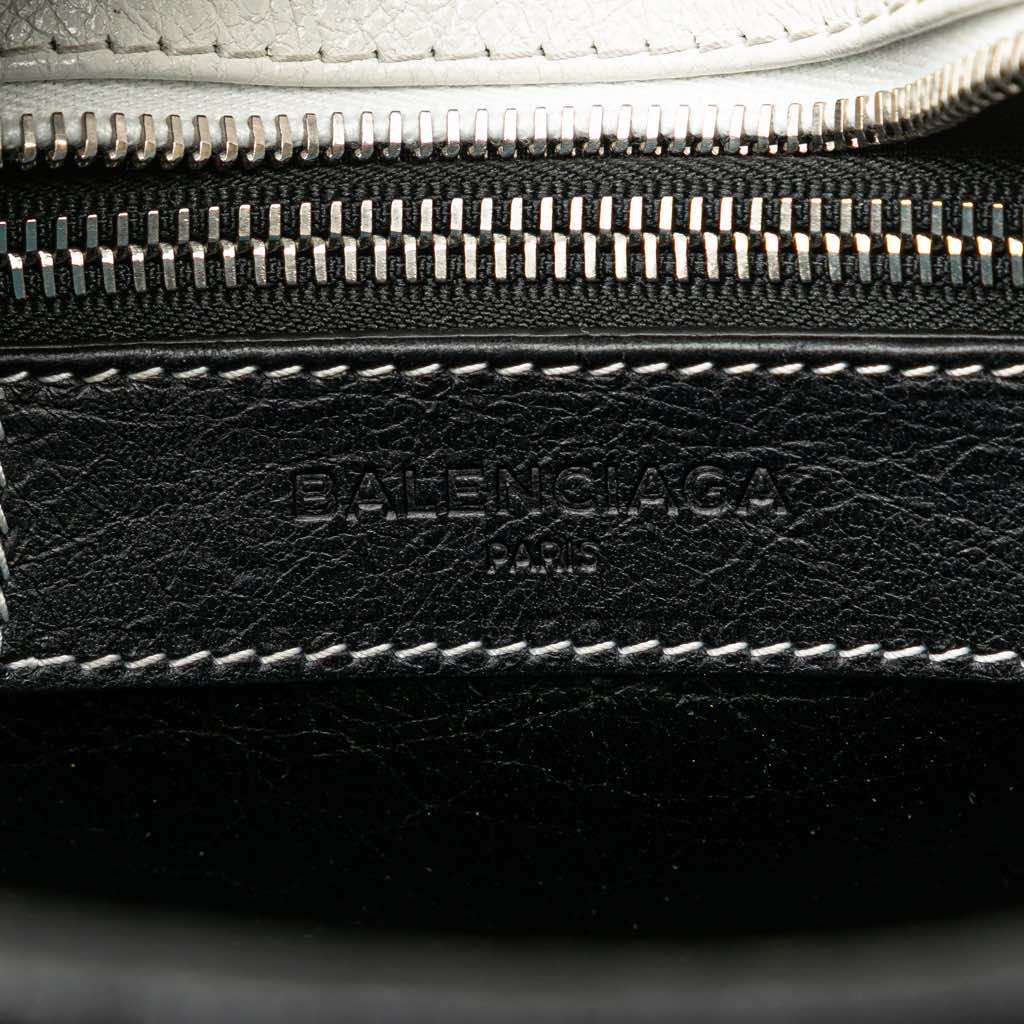 Balenciaga XS Lambskin Bazar Shopper Satchel - Side view