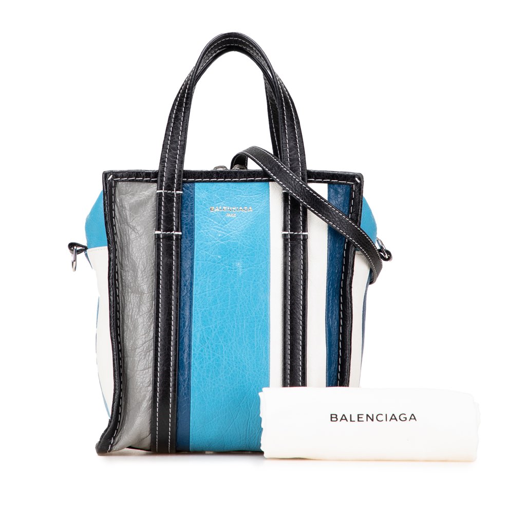 Balenciaga XS Lambskin Bazar Shopper Satchel - Image 12