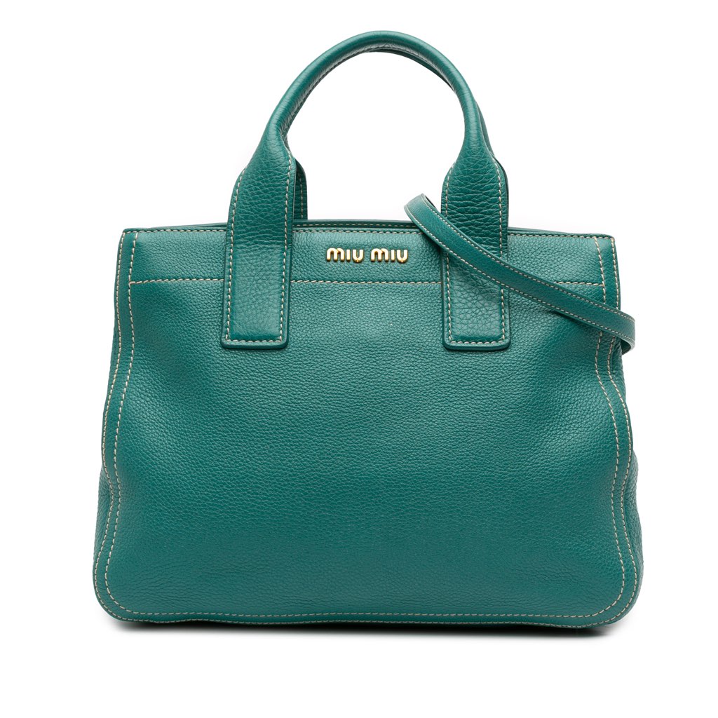 Miu Miu Vitello Caribou Satchel