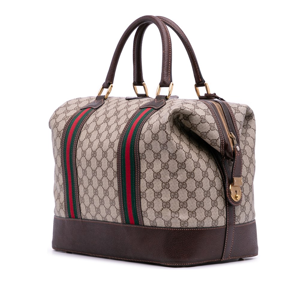 Gucci GG Supreme Web Duffle Bag - 2