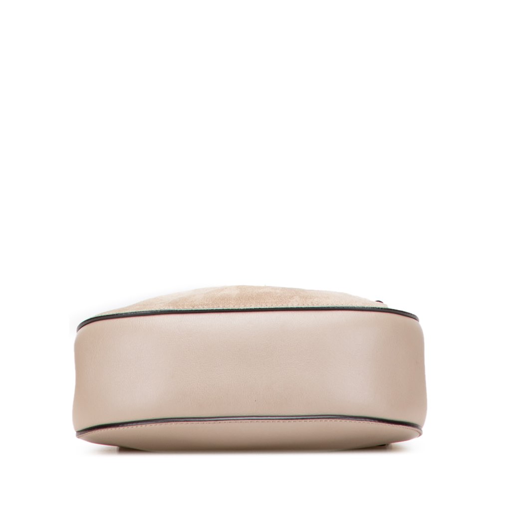 Chloé Small Suede and Calfskin Drew Crossbody - Image 6