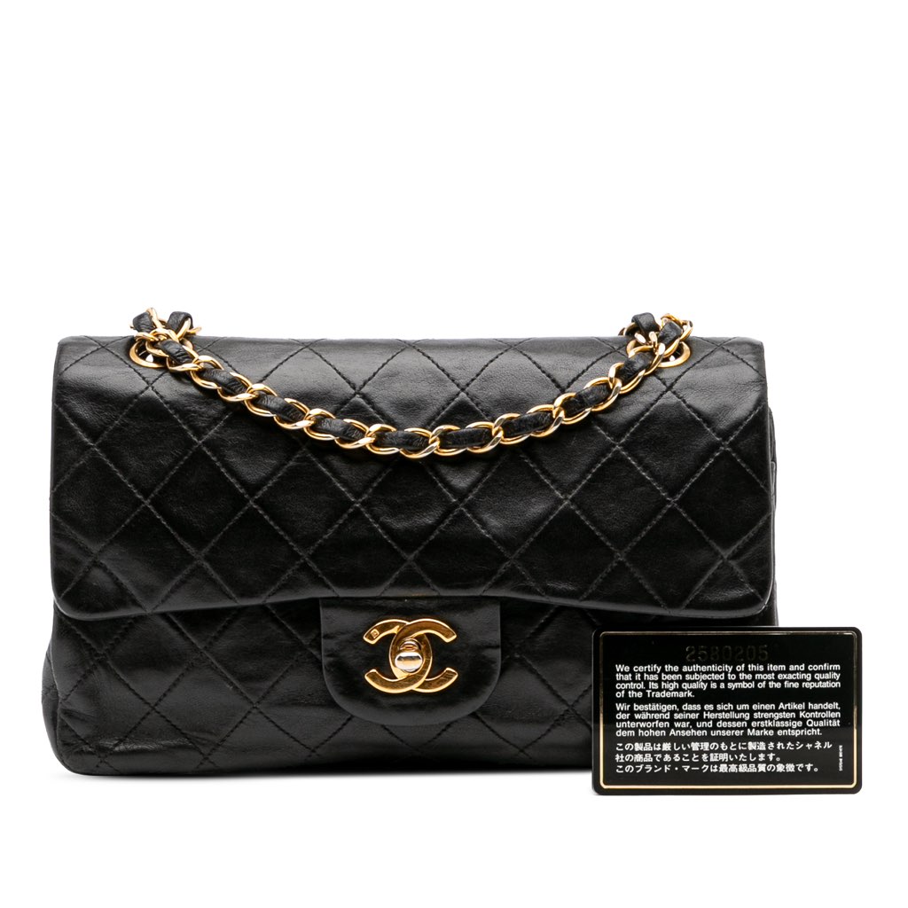 Chanel Small Classic Lambskin Double Flap - Image 15