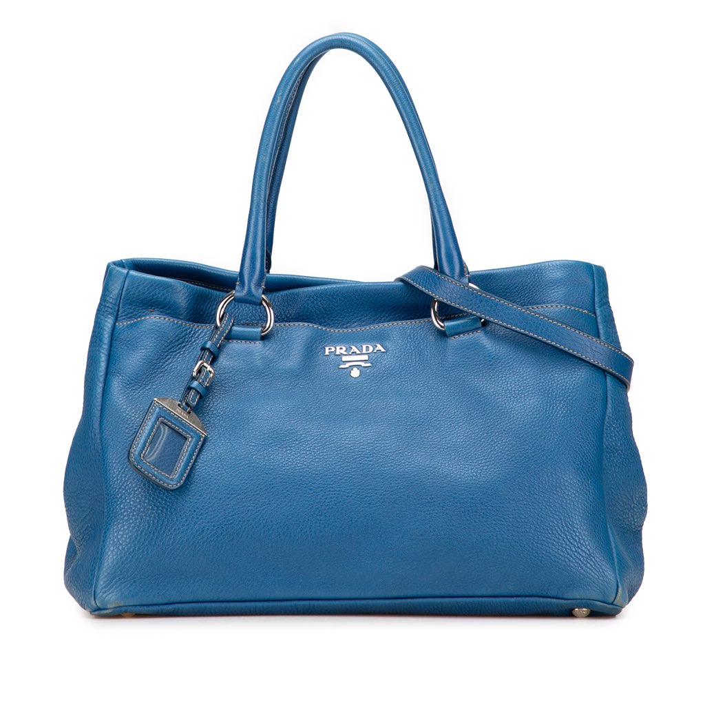 Prada Vitello Daino Open Convertible Tote