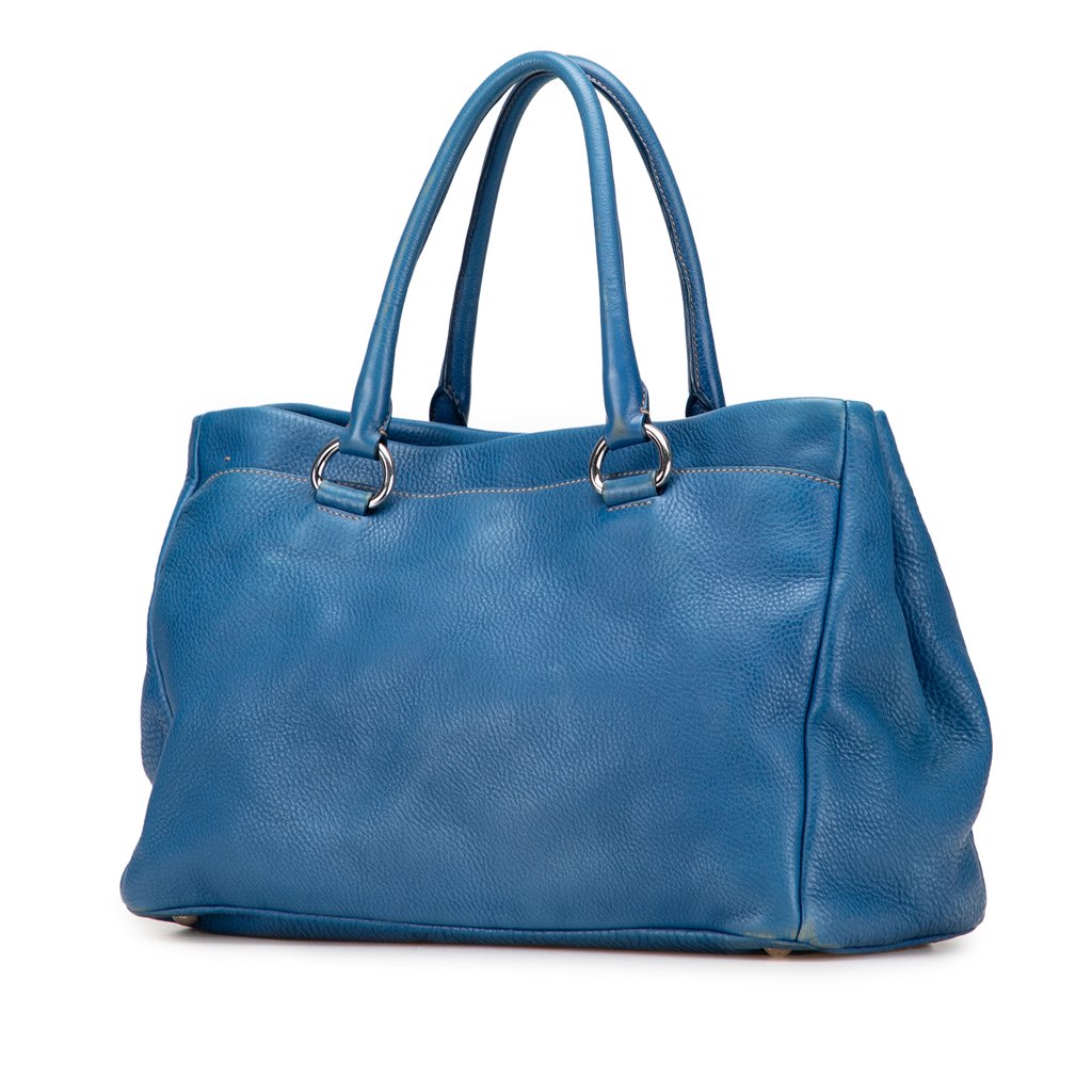 Prada Vitello Daino Open Convertible Tote - 2