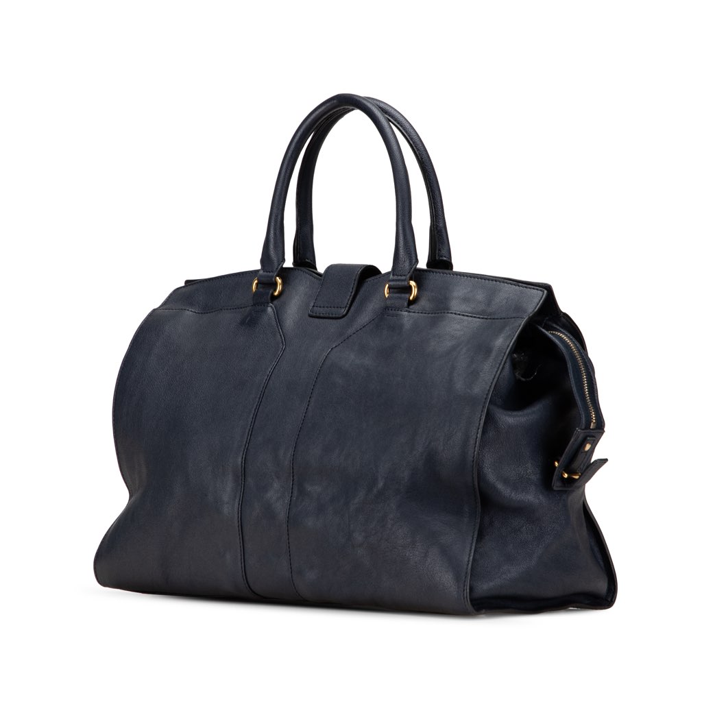 Yves Saint Laurent Large Leather Cabas Chyc Satchel - 2