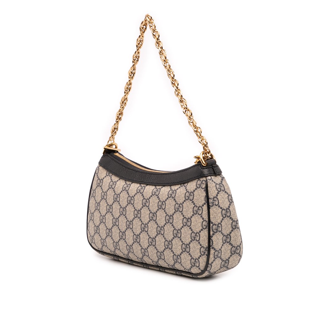 Gucci Small GG Supreme Ophidia Web Satchel - 2