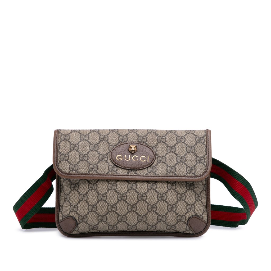 Gucci GG Supreme Web Neo Vintage Belt Bag