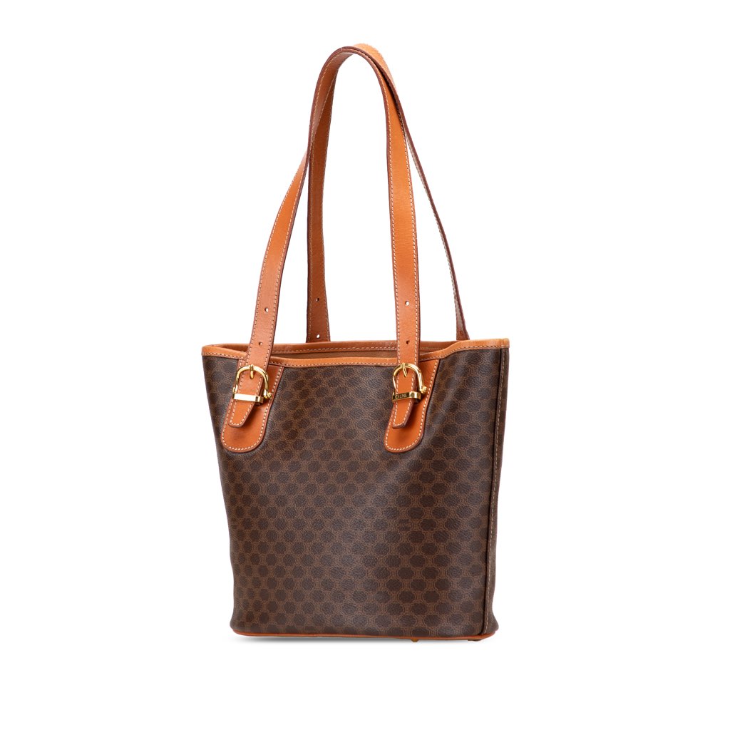 Celine Macadam Coated Canvas Tote - 2