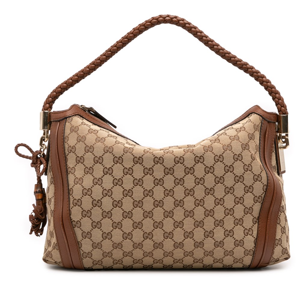 Gucci Medium GG Canvas Bella Shoulder Bag