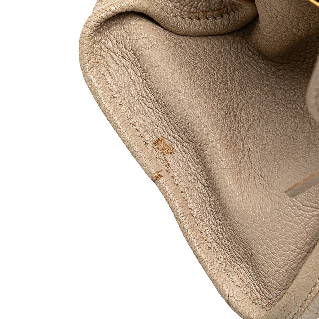 Balenciaga Chevre Motocross Classic Metallic Edge City Satchel - Image 10