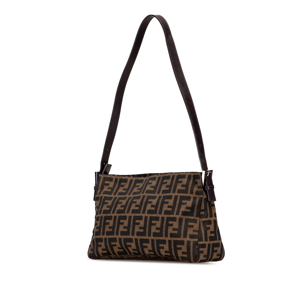 Fendi Zucca Canvas Shoulder Bag - 2