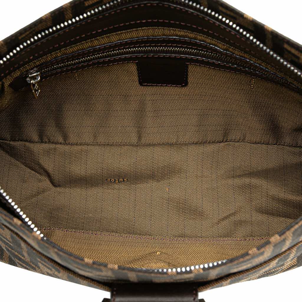 Fendi Zucca Canvas Shoulder Bag - 4