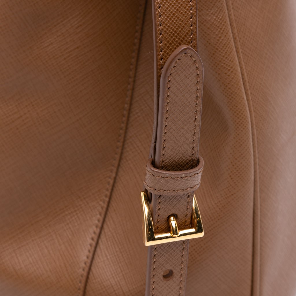 Prada Medium Bicolor Saffiano Lux Galleria Double Zip Satchel - Image 12