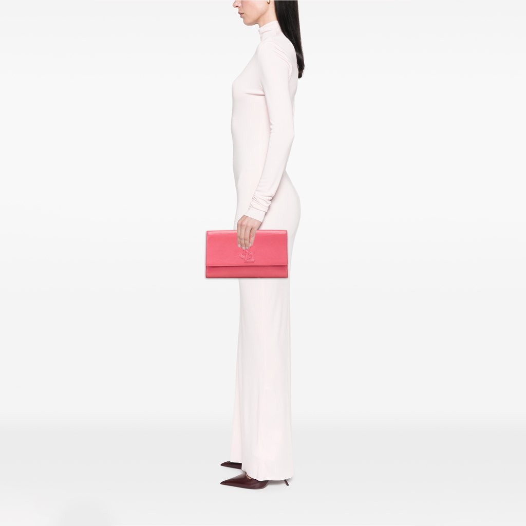 Yves Saint Laurent Large Leather Belle de Jour Clutch - Image 13