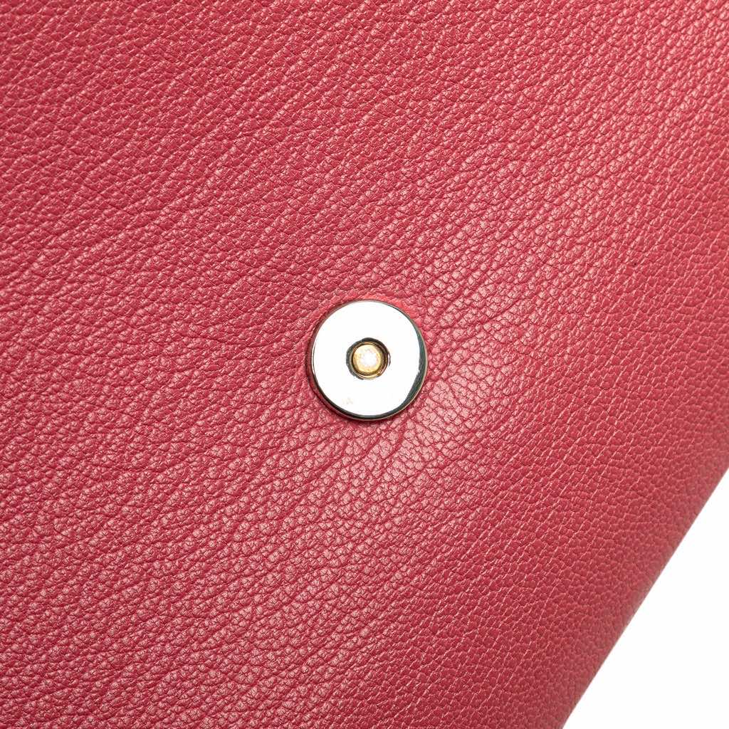 Yves Saint Laurent Large Leather Belle de Jour Clutch - Image 11