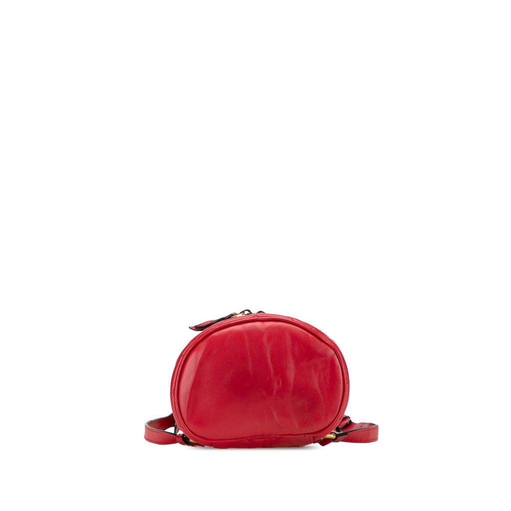 Gucci Mini GG Marmont Matelasse Leather Round Backpack - Image 6