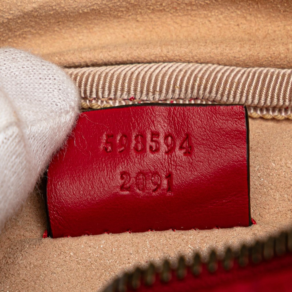 Gucci Mini GG Marmont Matelasse Leather Round Backpack - Detail 1