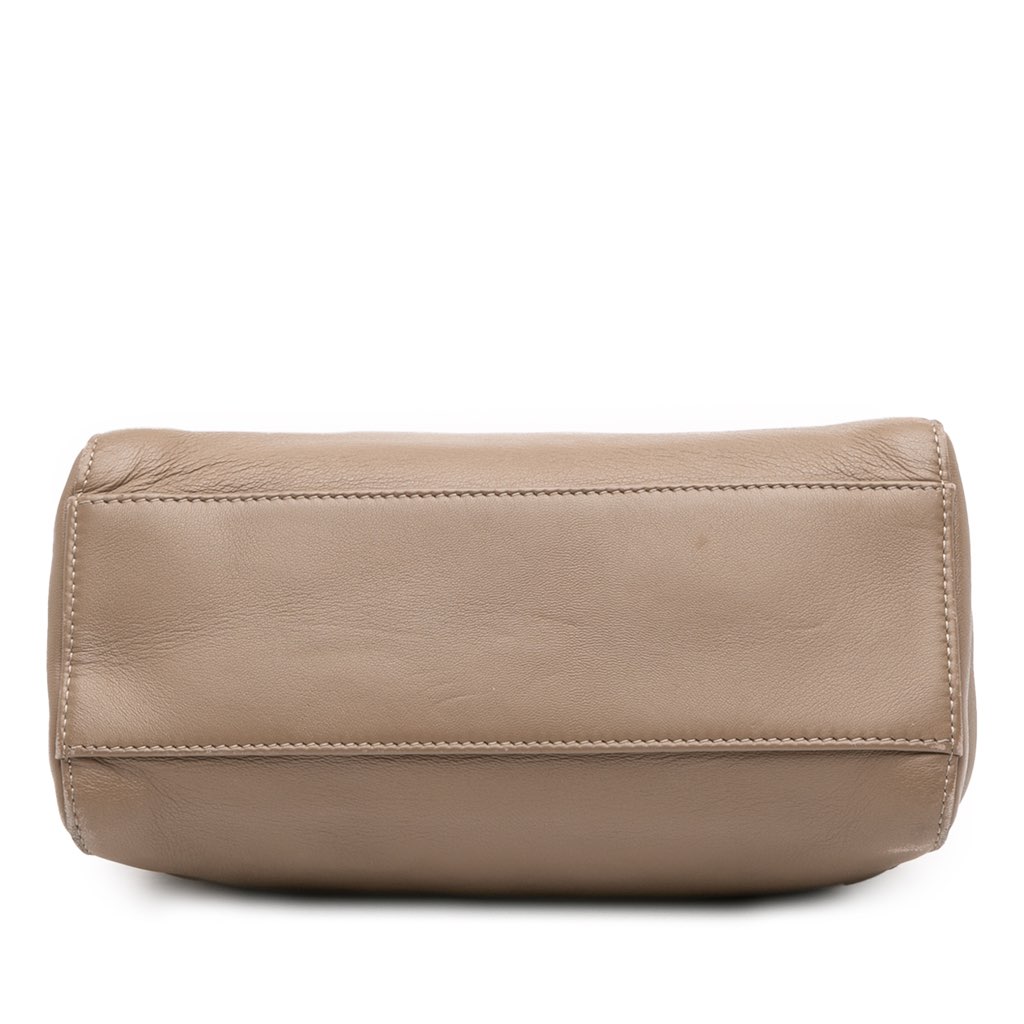 Fendi Mini Leather Iconic Peekaboo Satchel - 3