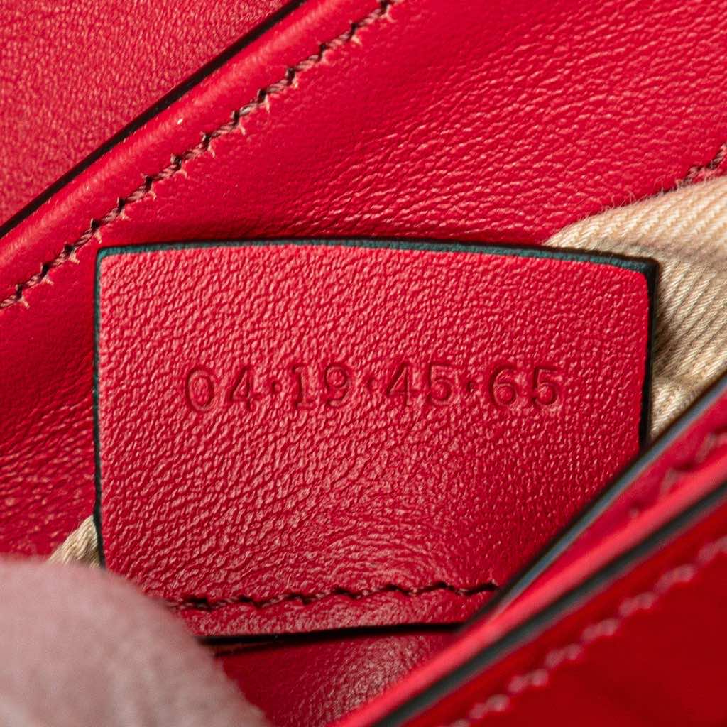 Chloé Croc Embossed Leather Aby Lock Satchel - Detail 1