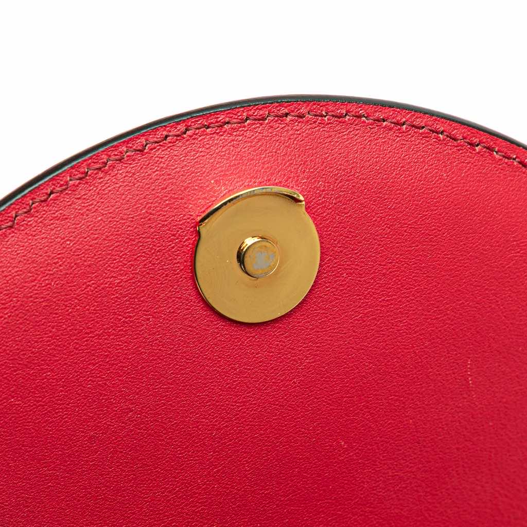 Chloé Croc Embossed Leather Aby Lock Satchel - Image 11