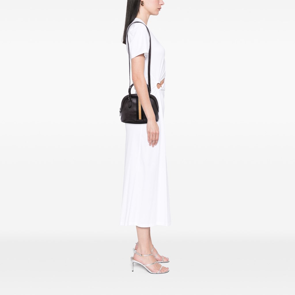 Gucci Mini Leather Web Dome Satchel - Image 15