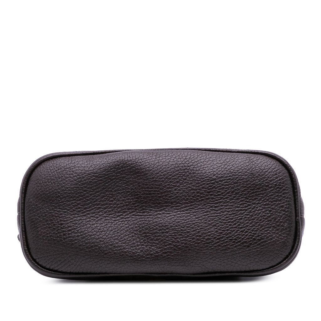 Gucci Mini Leather Web Dome Satchel - Image 6