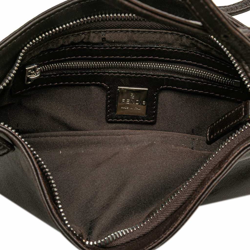 Fendi Leather FF Shoulder Bag - 4