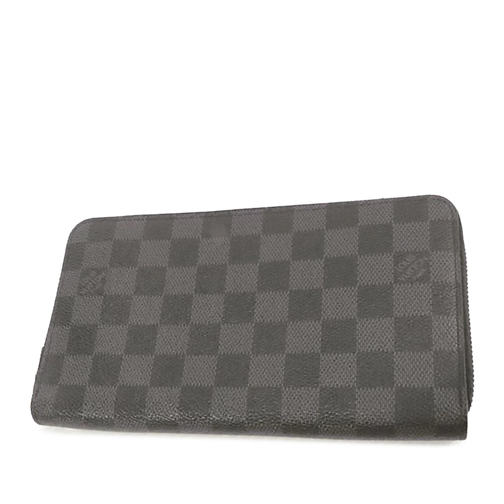 Louis Vuitton Damier Graphite Zippy Organizer Wallet - Back view