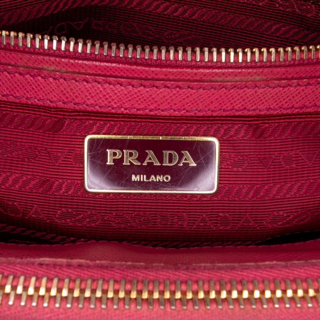 Prada Medium Saffiano Lux Galleria Double Zip Satchel - 5