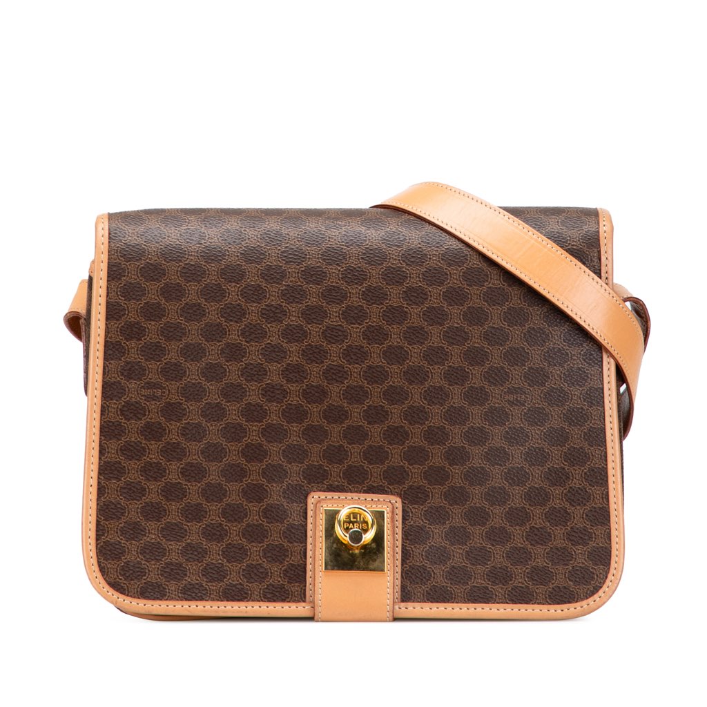 Celine Macadam Coated Canvas Crossbody