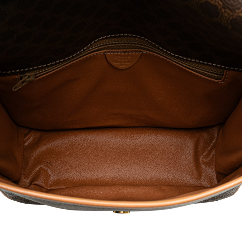 Celine Macadam Coated Canvas Crossbody - 4