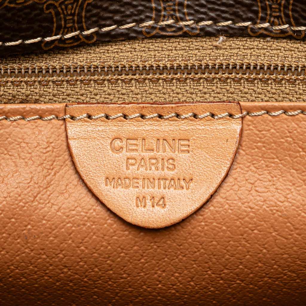 Celine Macadam Coated Canvas Crossbody - Side view