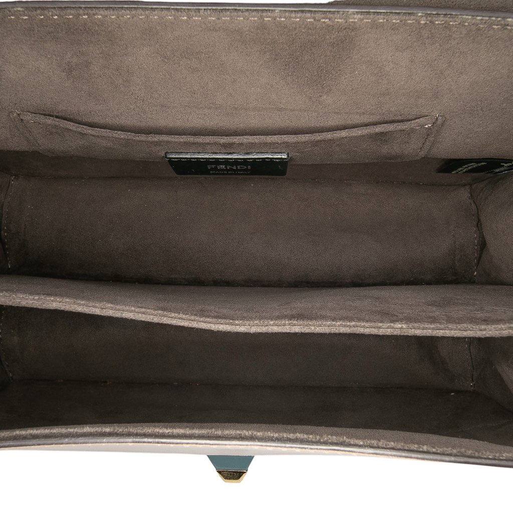 Fendi Medium Scalloped Leather Kan I Satchel - 4