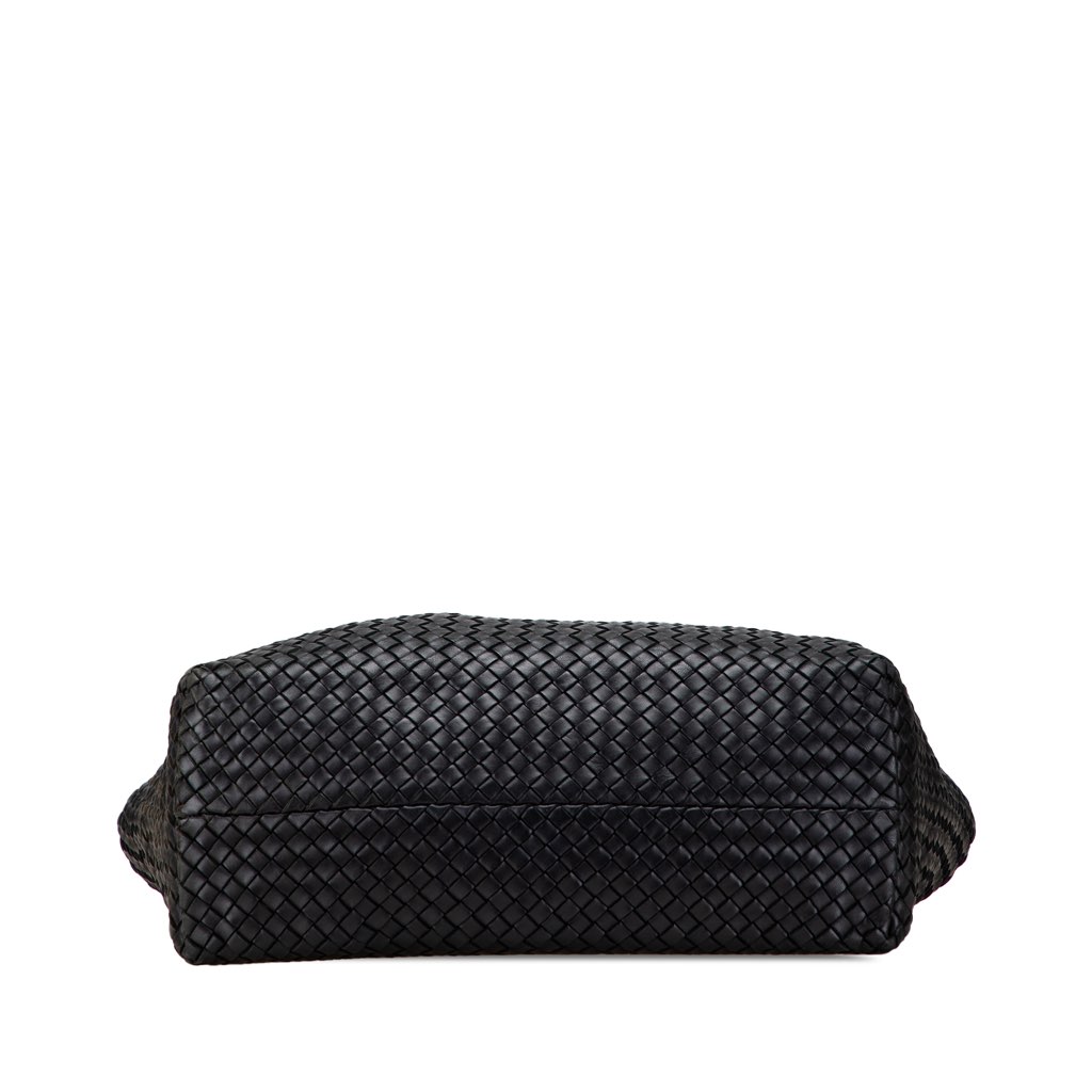 Bottega Veneta Medium Lambskin Intreccio Cabat Tote - 3