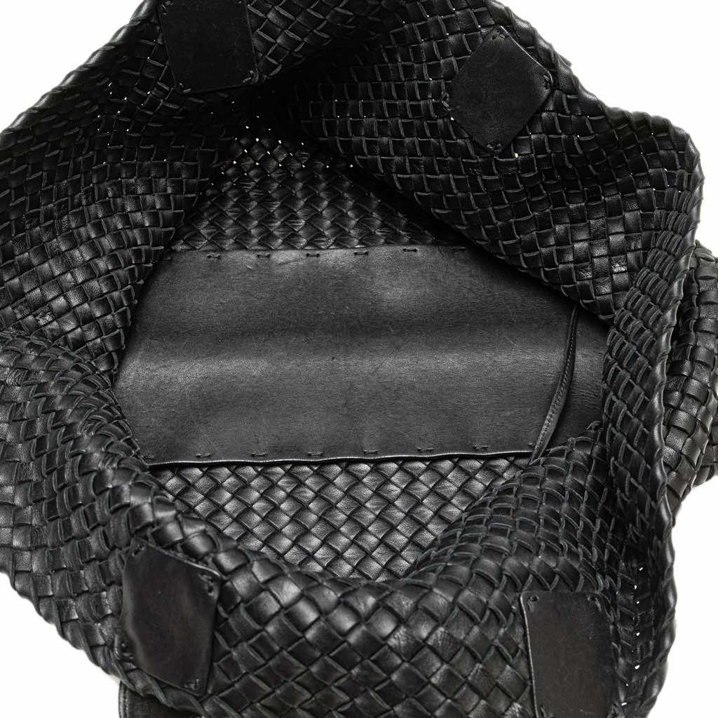 Bottega Veneta Medium Lambskin Intreccio Cabat Tote - 4