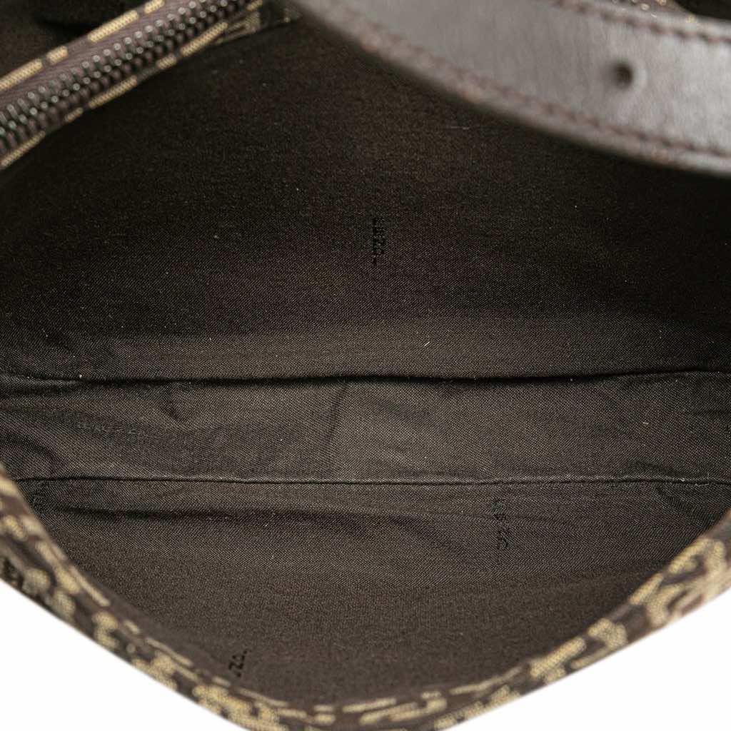 Fendi Zucchino Canvas Shoulder Bag - 4